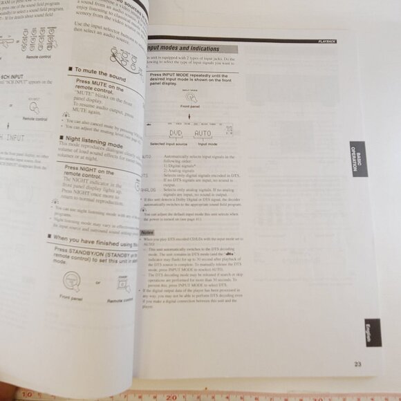 Yamaha HTR-5730 AV Receiver Owner's Manual - Picture 3 of 6